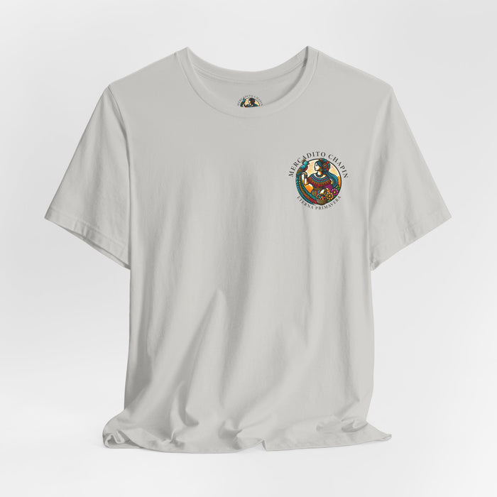 Mercadito Chapín Men's T-Shirt - Front / Back - Black Lettering