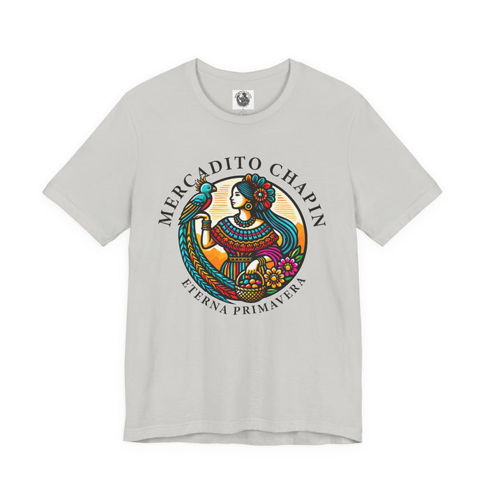 Camiseta para Hombre y Mujer Mercadito Chapín – Letras al Frente