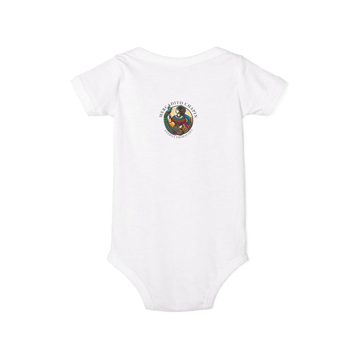 Mameluco para Bebé con Tierno Retrato de Animal — Body Infantil “El Pequeño de Mamá”