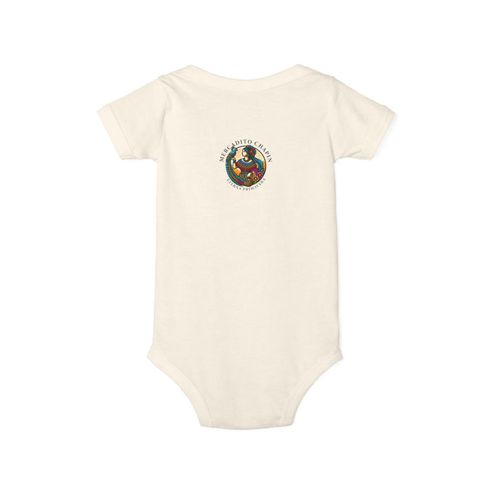 Mameluco para Bebé con Tierno Retrato de Animal — Body Infantil “El Pequeño de Mamá”