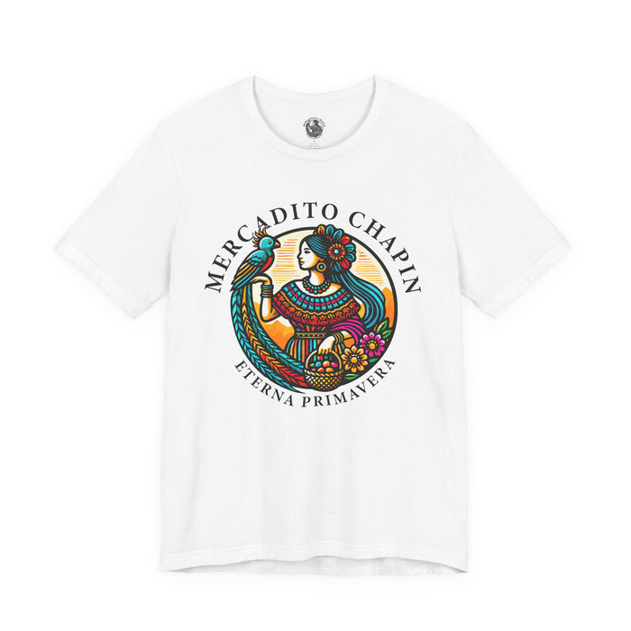 Camiseta para Hombre y Mujer Mercadito Chapín – Letras al Frente