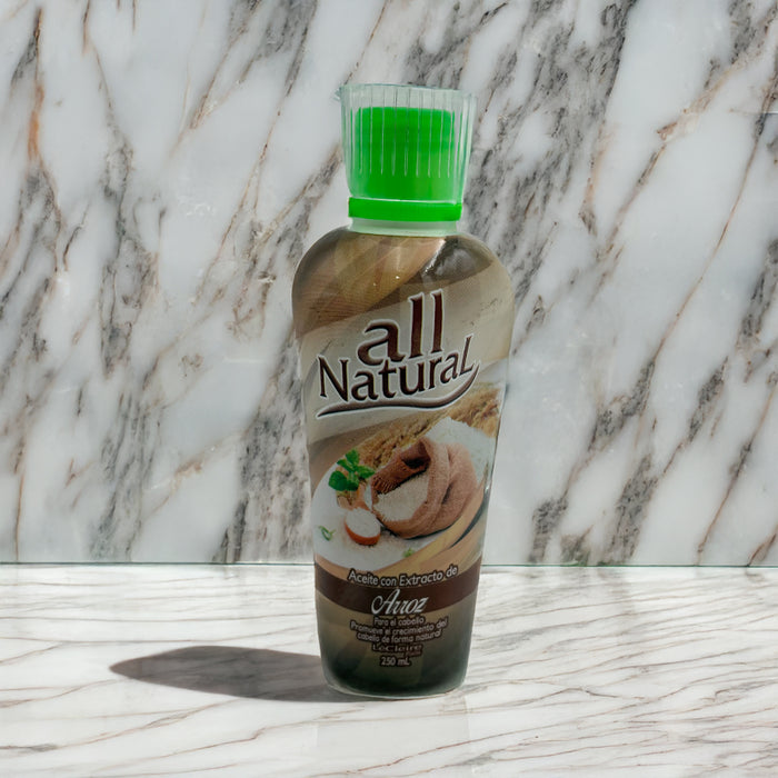 Aceite con Extracto de Arroz – All Natural