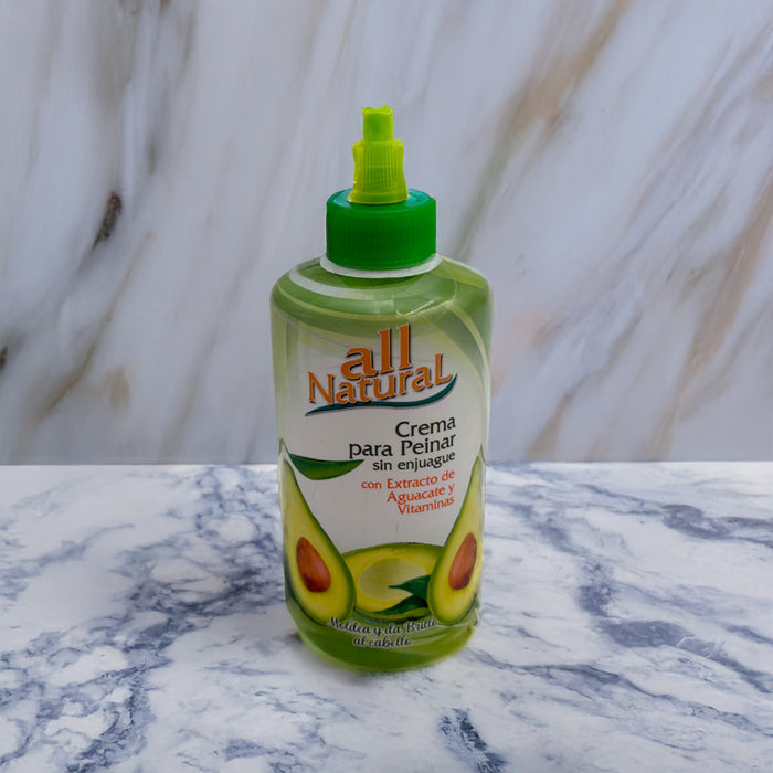 Crema para Peinar con Aguacate y Vitaminas – All Natural
