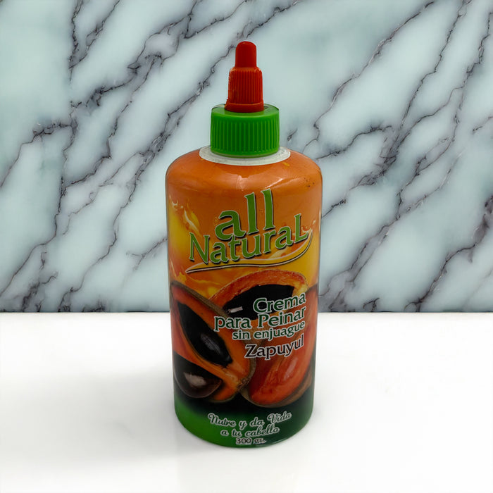 Crema para Peinar sin Enjuague con Zapuyul – All Natural