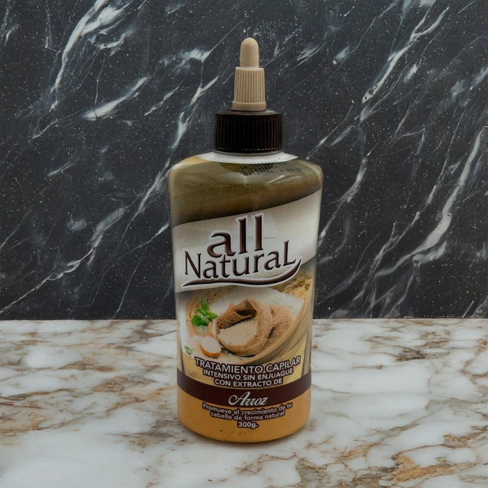 Tratamiento Capilar Intensivo con Extracto de Arroz – All Natural