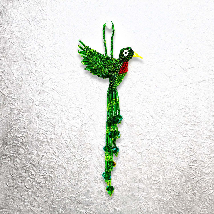 Quetzal de Mostacilla Artesanal para Colgar