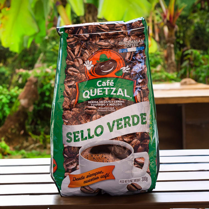 Café Quetzal Sello Verde - Tostado y Molido