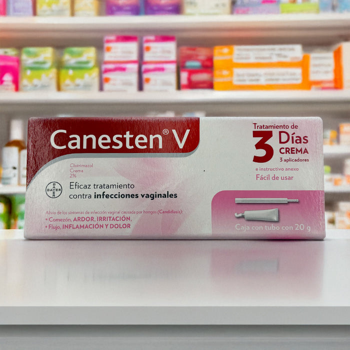 Canesten V Crema 20 g – Tratamiento de 3 días contra infecciones vaginales