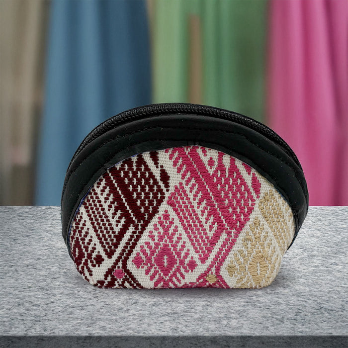 Monedero Artesanal Bordado con Zipper (Variedad de colores)