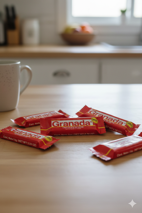 Granada® Chocolates de Leche Barra Pequeña