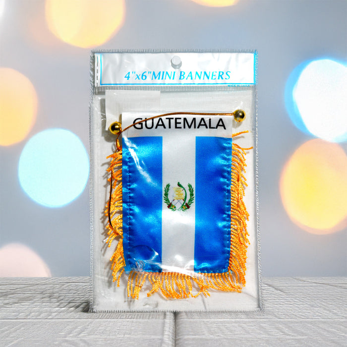 Mini Banner Bandera de Guatemala