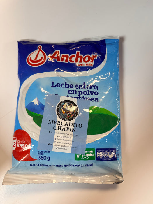 Anchor – Leche Entera en Polvo Instantánea 360 g