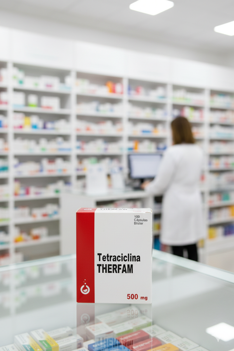 Tetraciclina Therfam 500 mg - 1 Blister de 10 unidades